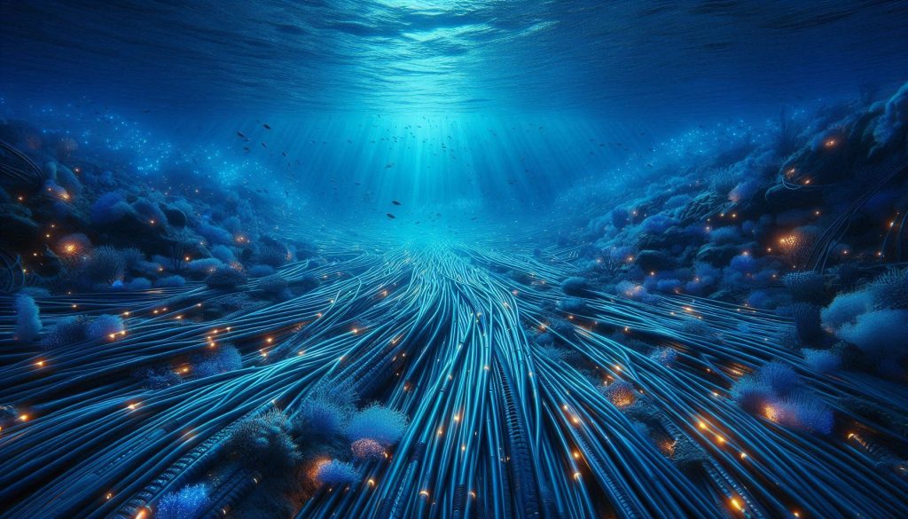 Mais de 95% do tráfego internacional da internet viaja por cabos submarinos, e não por satélites.